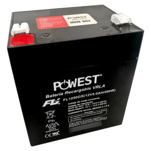 Batería Powest Vrla 12v 5ah Fl1250gs Cebat-7202 Ups